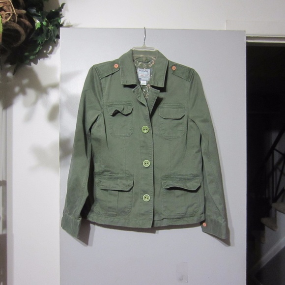 old navy army green jacket